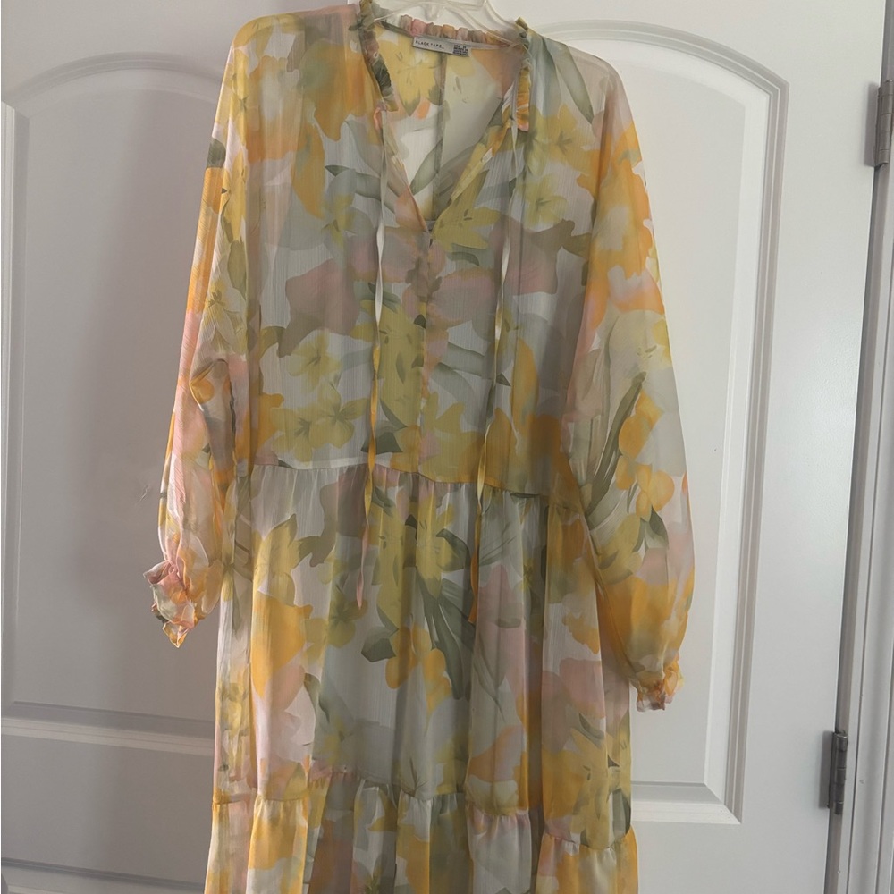 Floral Sheer Dress